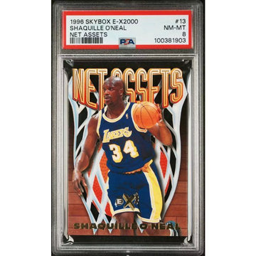 1996 Skybox E-X2000 Shaquille O'Neil Net Assets #13 PSA 8 - D2 | P5298553