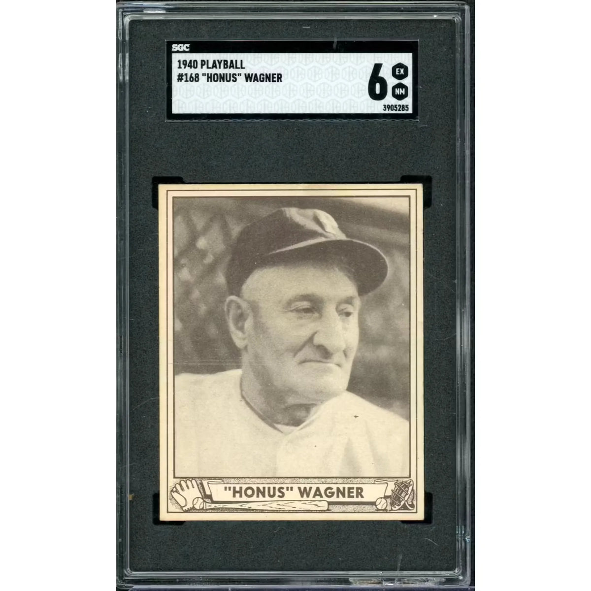 Honus Wagner 1940 Play Ball Card | SGC 6 | P5298584