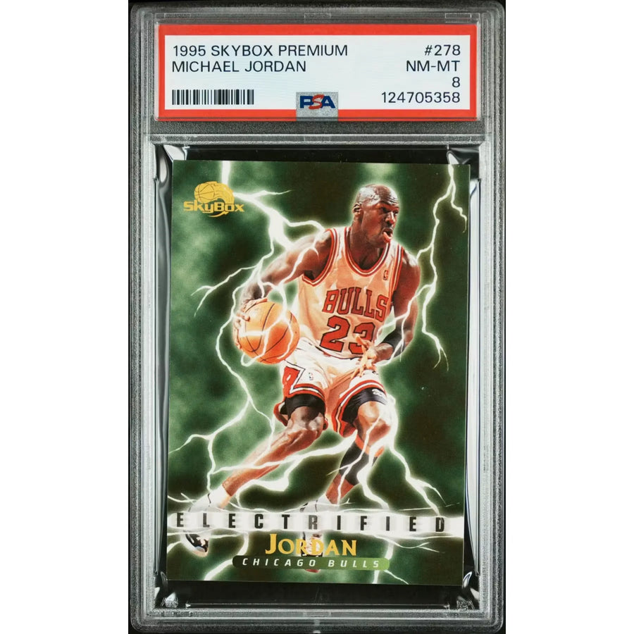 Michael Jordan 1995 Skybox Premium #278 | PSA 8 | P5298618