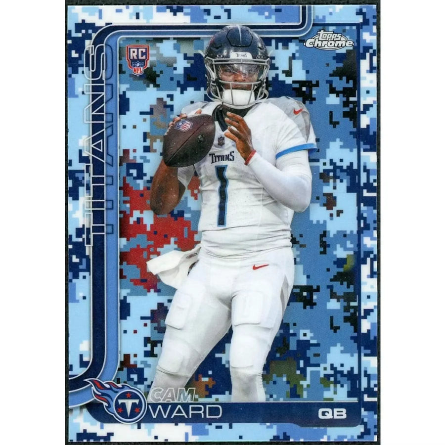 Cam Ward 2025 Topps Chrome Rookie Team Camo #314 | P5298632