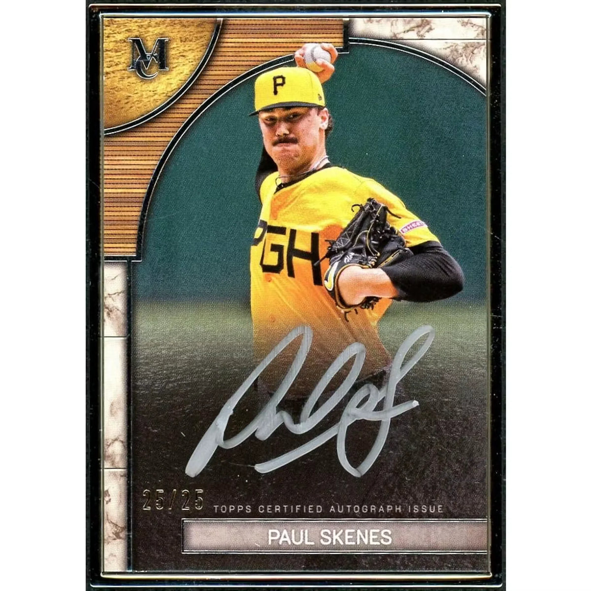 Paul Skenes Signed Framed Card | 2025 Topps Museum Collection/25 | P5298643