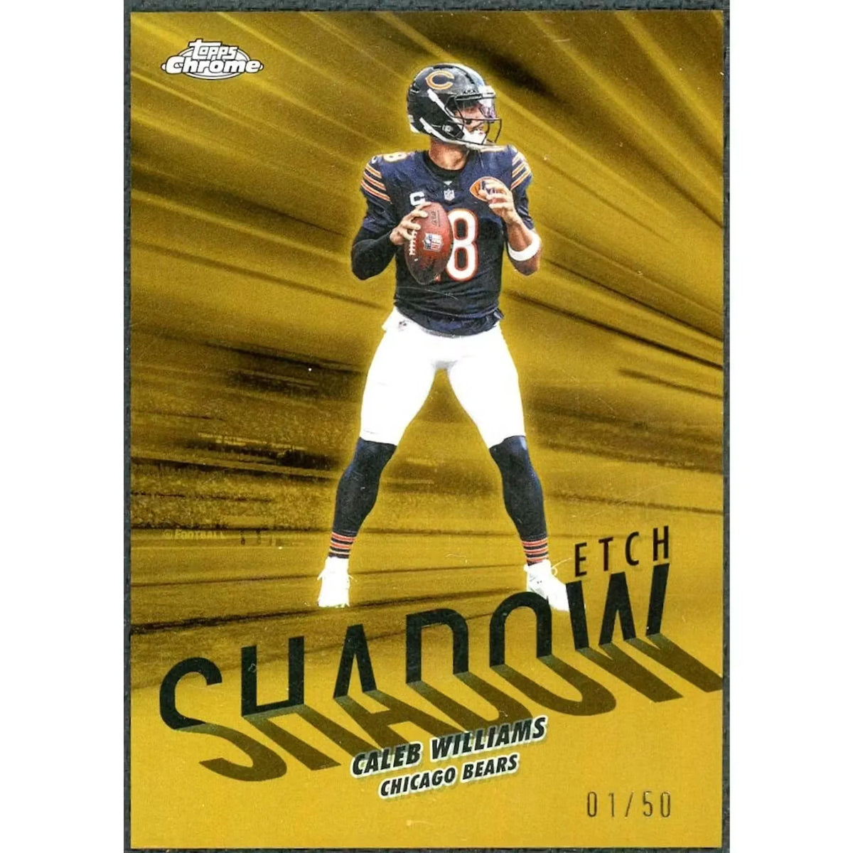 Caleb Williams 2025 Topps Chrome Shadow Etch Gold/50 #SE-7 | P5298654
