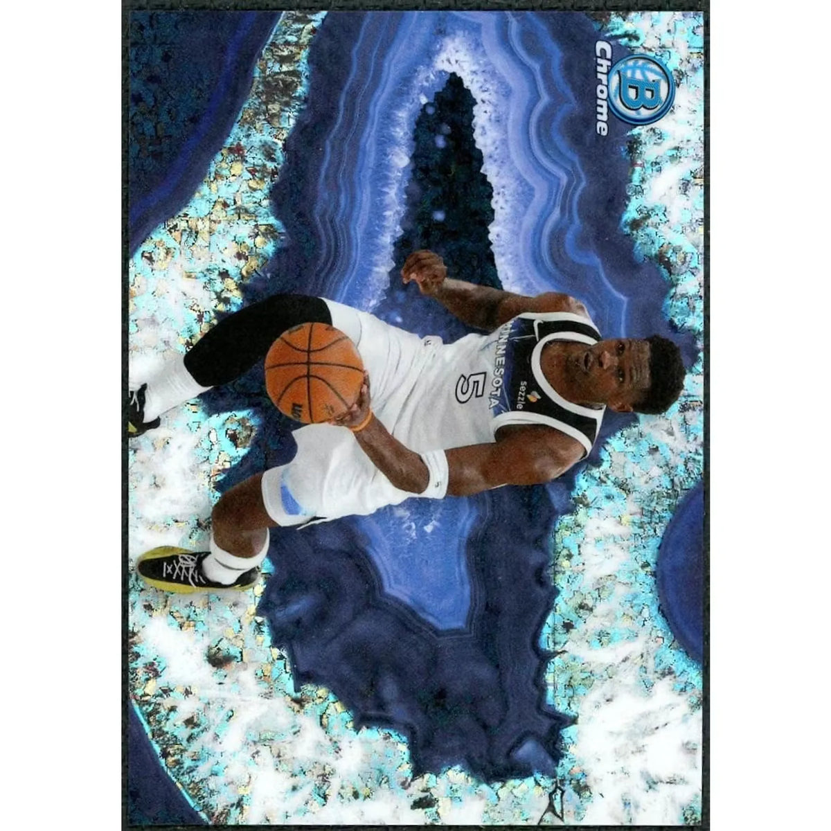 Anthony Edwards 2025 Bowman Chrome Crystalized #CNB-9 | P5298655