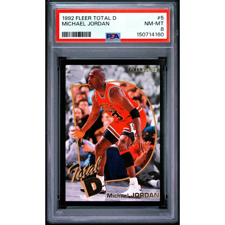 Michael Jordan 1992 Fleer Total D #5 | PSA 8 | P5298658