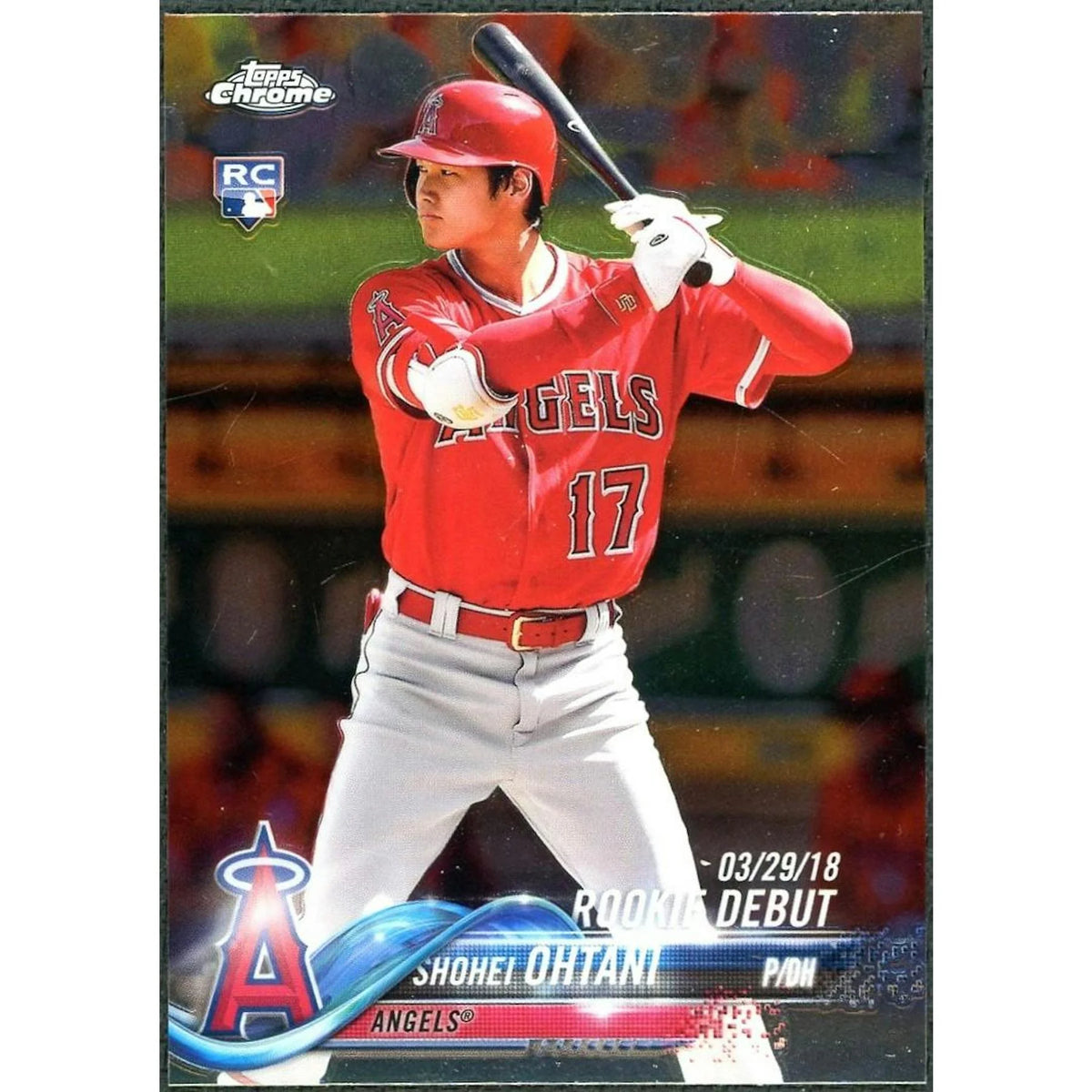 2018 Topps Chrome Update Shohei Ohtani Rookie Debut #HMT32 - D2 | P5298661