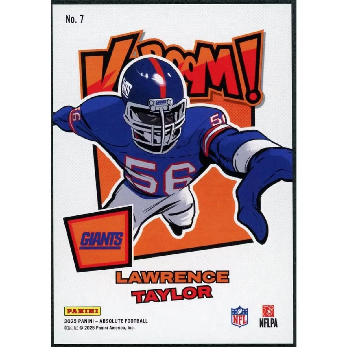 Lawrence Taylor 2025 Panini Absolute Kaboom! Horizontal #7 | P5298690