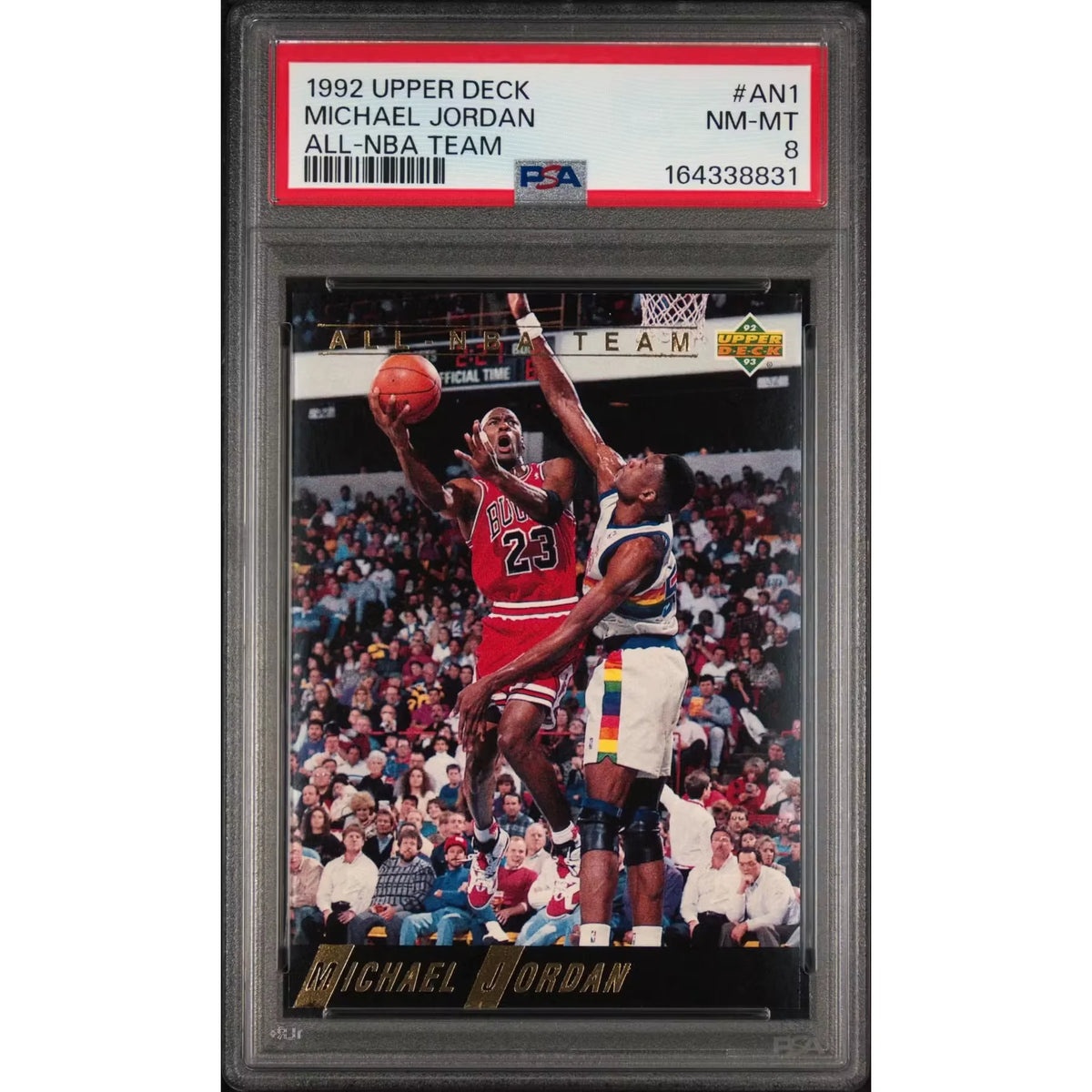 Michael Jordan 1992 Upper Deck All-NBA Team #AN1 | PSA 8 | P5298898