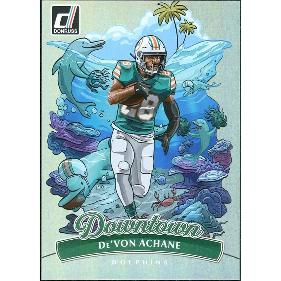 De'Von Achane 2025 Panini Donruss Downtown! #10 | P5298954