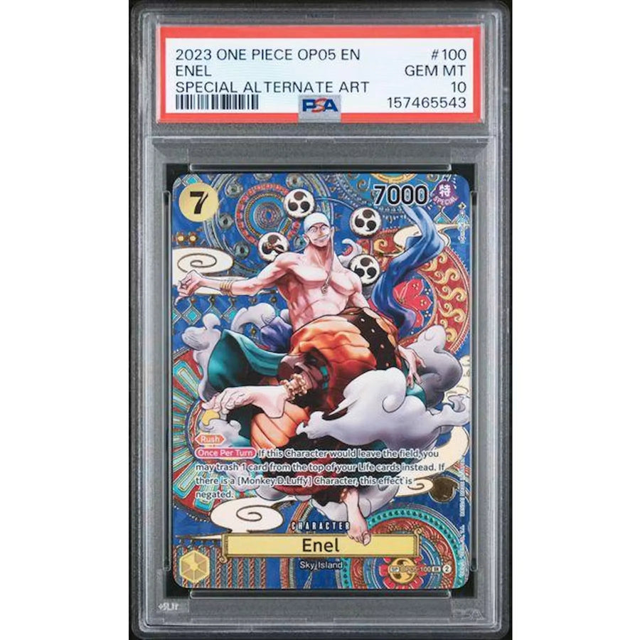 Enel Special Alternate Art #100 PSA 10 | 2023 One Piece Awakening | P5299021
