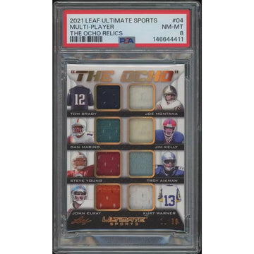 Tom Brady, Joe Montana, Dan Marino & Others Signed Jersey | 2021 Leaf | P5299104