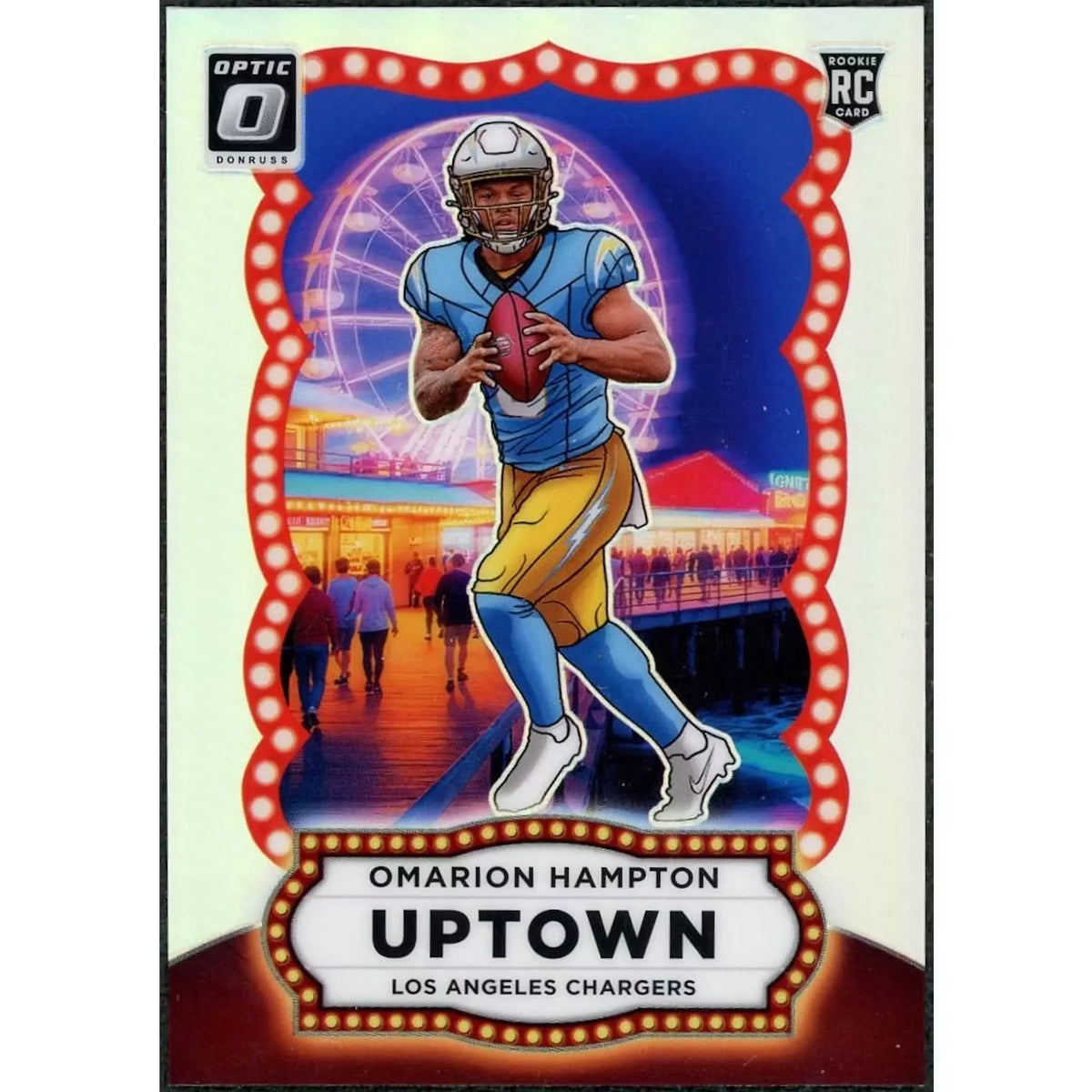 Omarion Hampton 2025 Panini Donruss Optic Uptown #16 Card | P5299154
