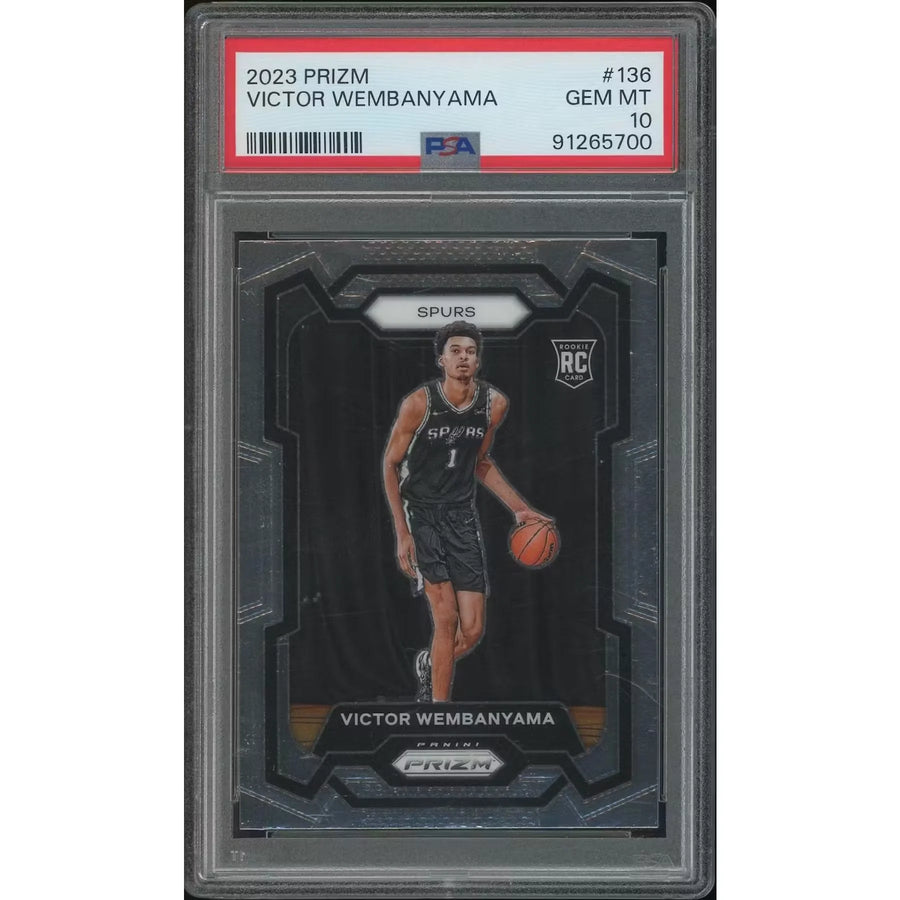 Victor Wembanyama 2023-24 Panini Prizm Rookie #136 | PSA 10 Gem Mint