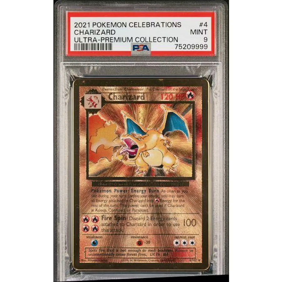 2021 Pokemon Charizard UPC Metal Celebrations #4 PSA 9 - D4 | P5596549