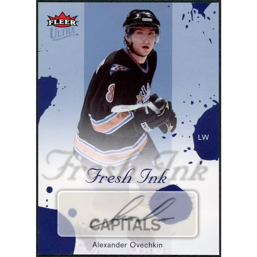 Alexander Ovechkin Signed 2005-06 Fleer Ultra Fresh Ink Rookie Card |/25 | P5599028