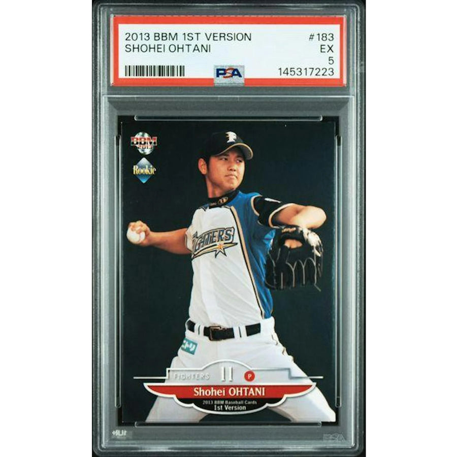 Shohei Ohtani 2013 BBM 1st Version Rookie Card #183 | PSA 5 | P5599029