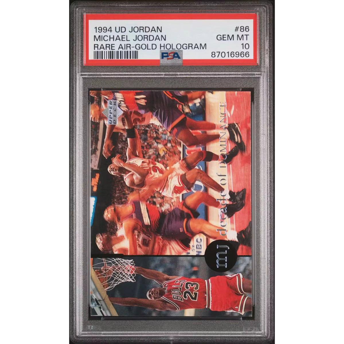 Michael Jordan 1994 Upper Deck Rare Air Gold Hologram #86 | PSA 10 | P5599165