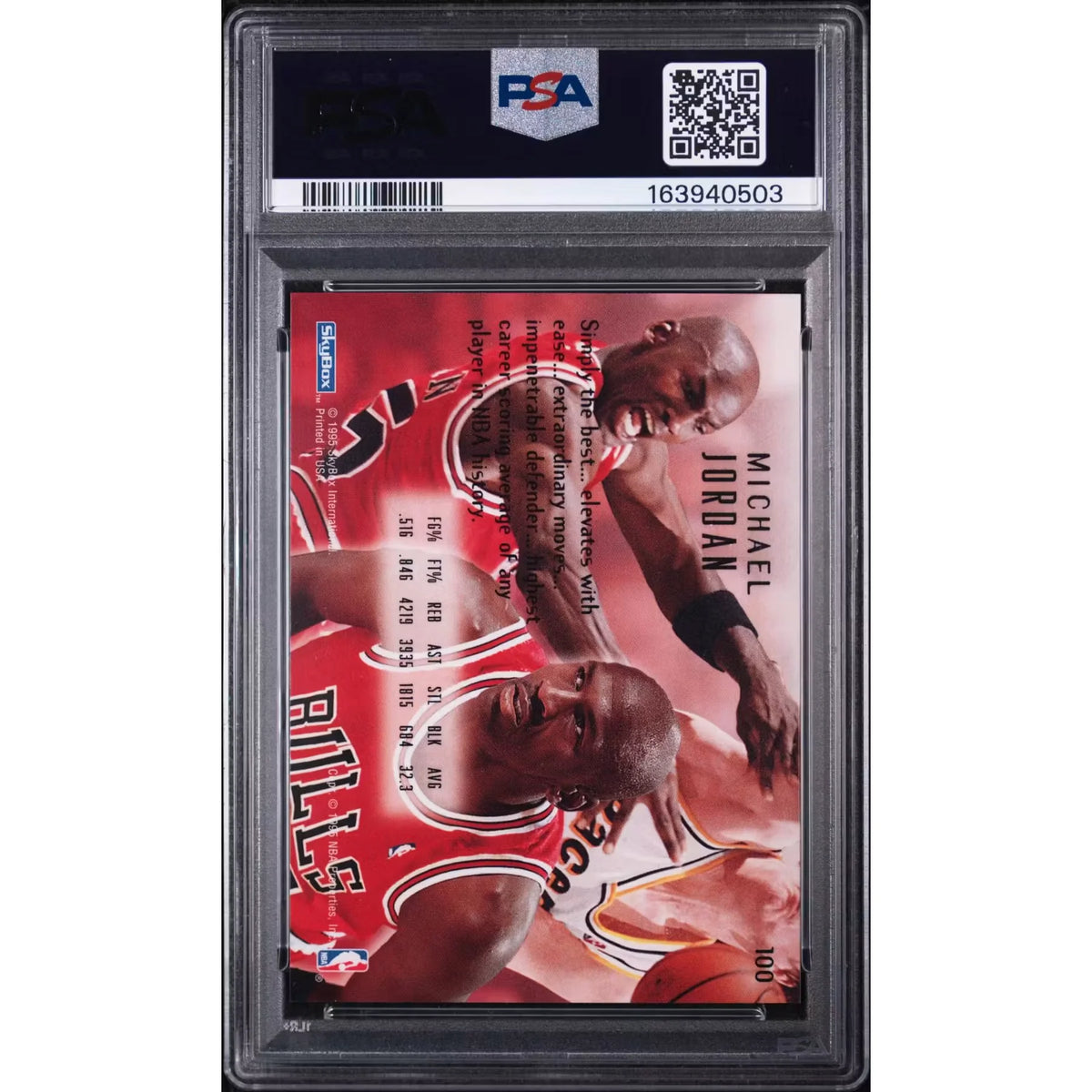 Michael Jordan 1994 Skybox E-Motion #100 Card | PSA 10 | P5599233
