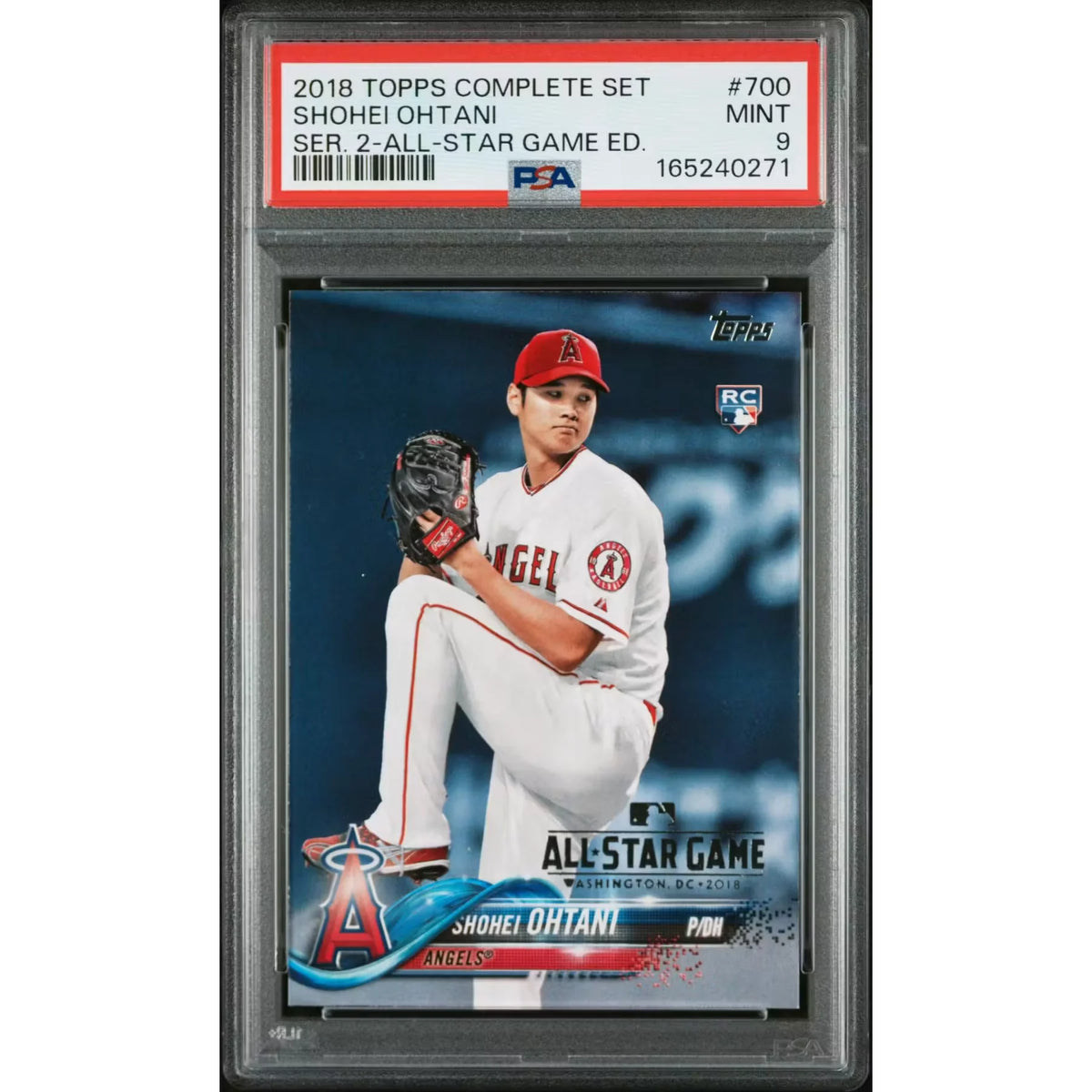 2018 Topps Complete Set Shohei Ohtani Rookie Series 2 | PSA 9 #700 - D2 | P5599353