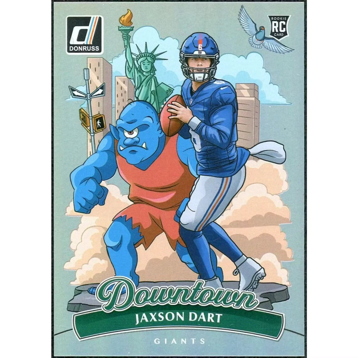 Jaxson Dart 2025 Panini Donruss Downtown Rookie #14 | P5599354