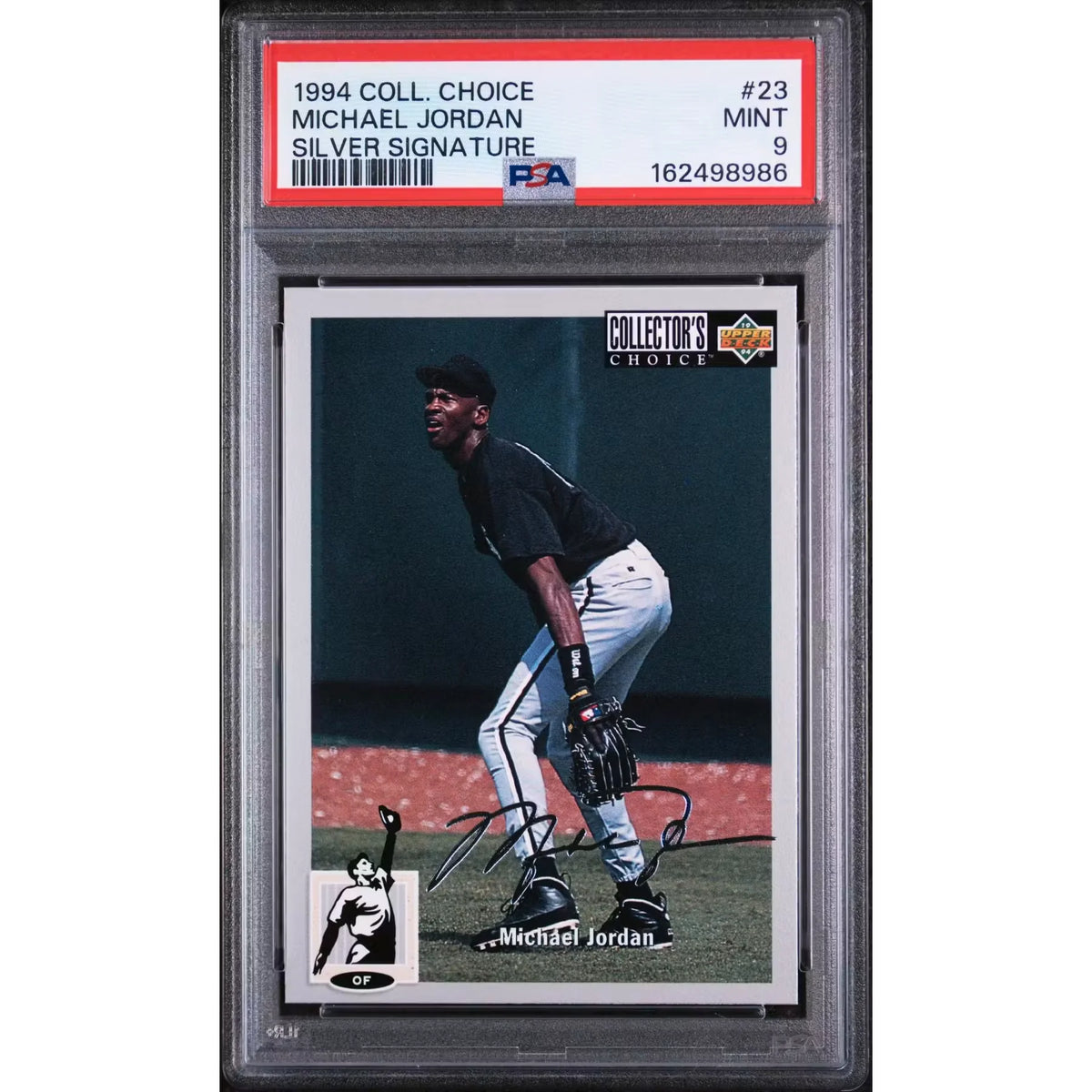 Michael Jordan 1994 Collector's Choice Silver Signature #23 | PSA 9 | P5599950