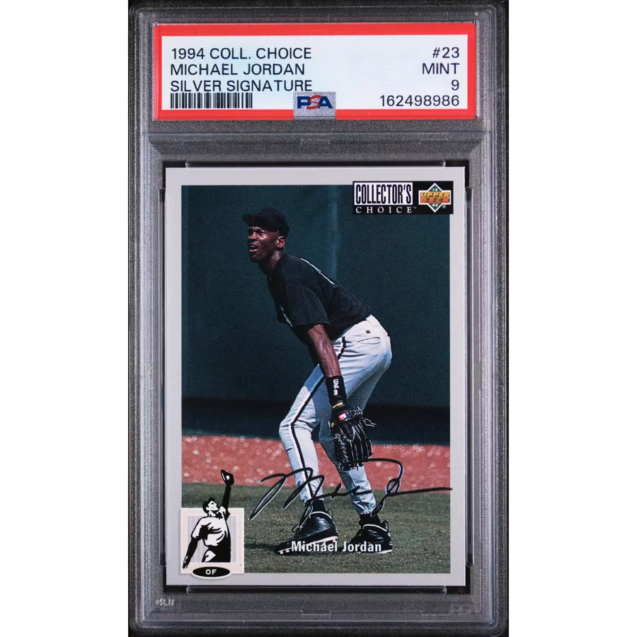 Michael Jordan 1994 Collector's Choice Silver Signature #23 | PSA 9 | P5599950