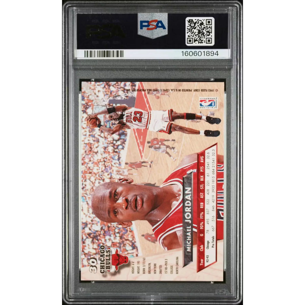 Michael Jordan 1993 Ultra #30 Card | PSA 9 | P5599952
