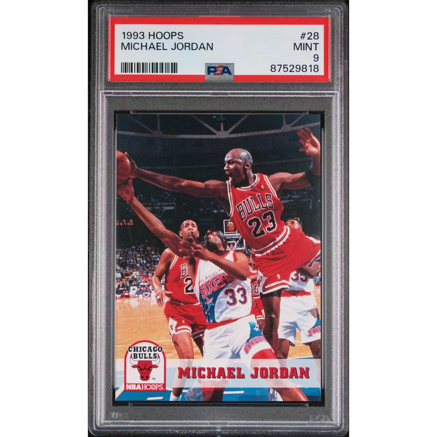Michael Jordan 1993 Hoops #28 | PSA 9 | P5599991