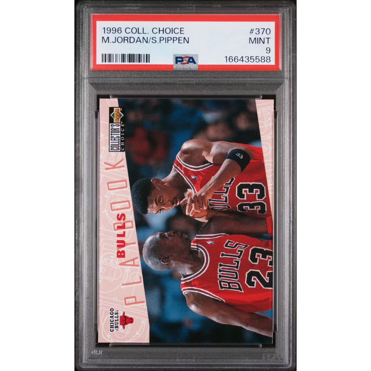 1996 Collector's Choice Michael Jordan/Scottie Pippen #370 | PSA 9 | P5600027
