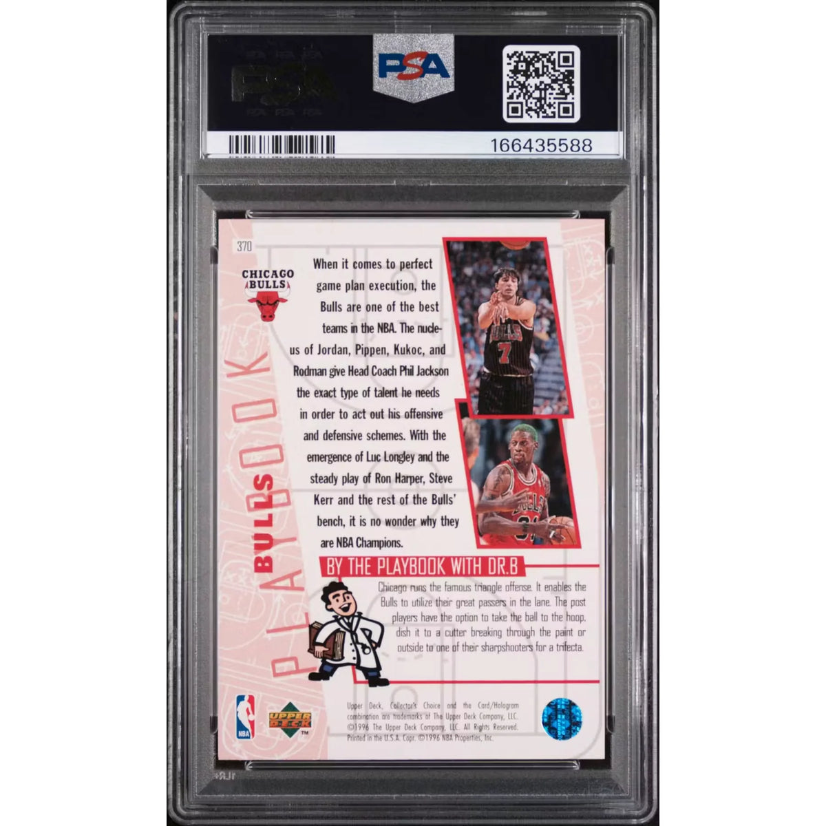 1996 Collector's Choice Michael Jordan/Scottie Pippen #370 | PSA 9 | P5600027