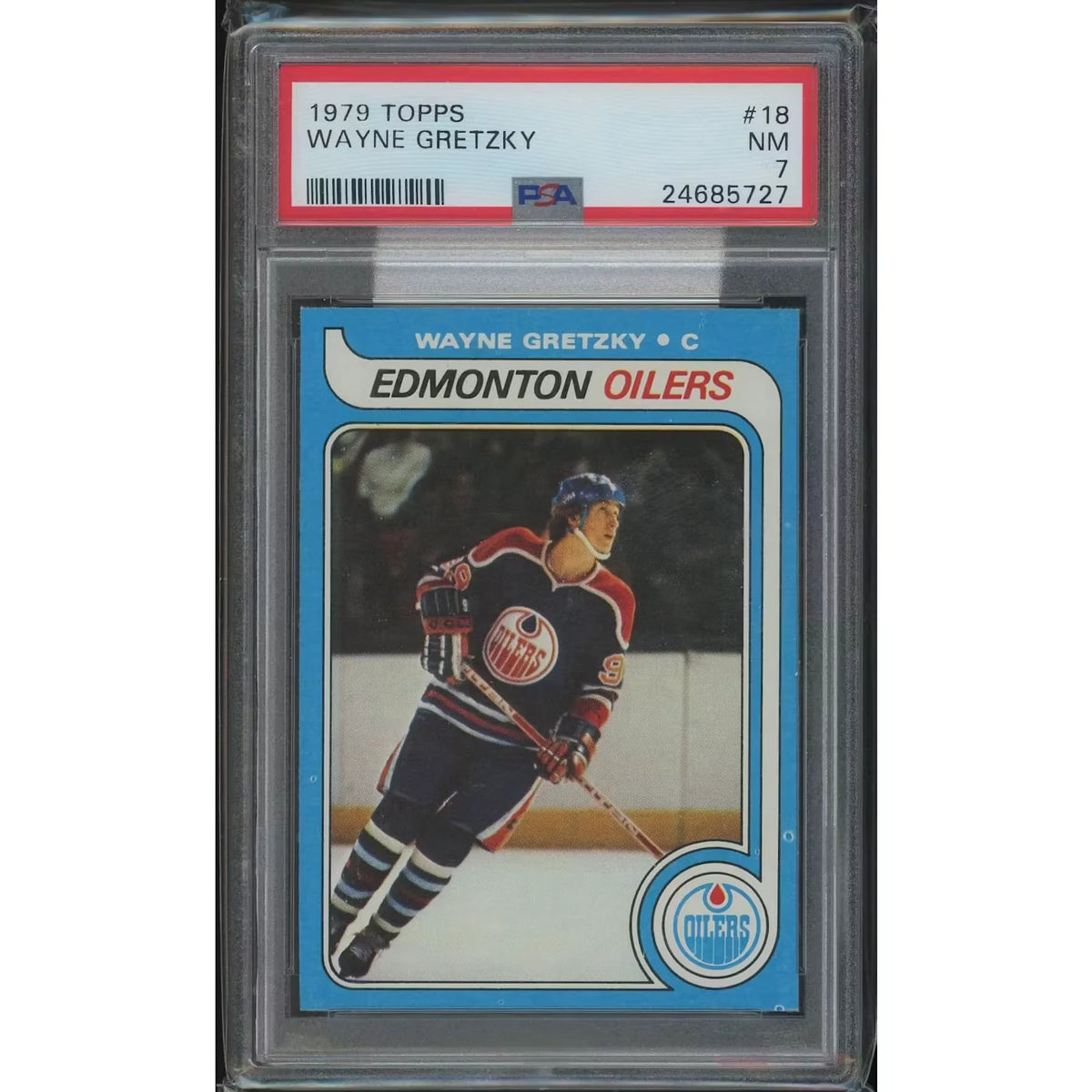 Wayne Gretzky 1979-80 Topps Hockey Rookie #18 | PSA 7 NM | P5645195