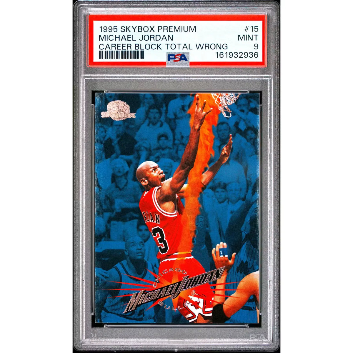 Michael Jordan 1995 Skybox Premium Career Block #15 Card | PSA 9 | P5645576