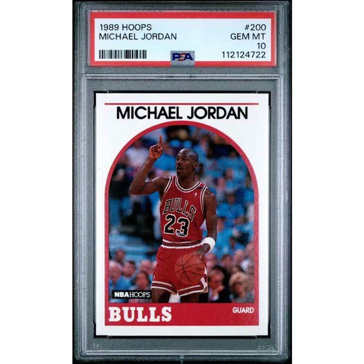 Michael Jordan 1989 Hoops #200 Card | PSA 10 | P5645620