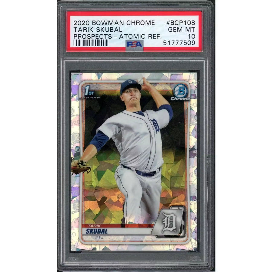 Tarik Skubal 2020 Bowman Chrome Atomic Refractor #BCP-108 | PSA 10 | P5645652