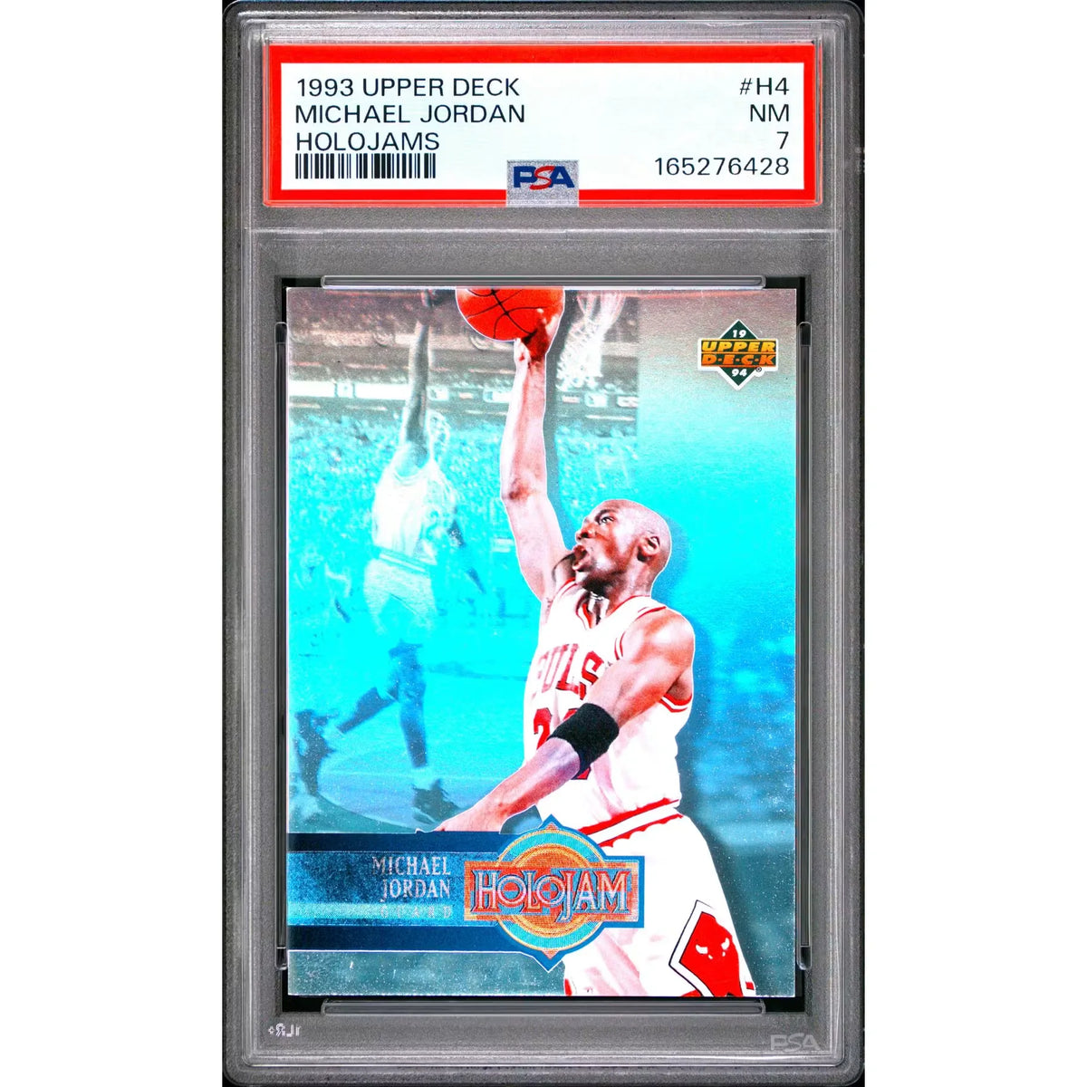 Michael Jordan 1993 Upper Deck Holojams #H4 | PSA 7 | P5645883