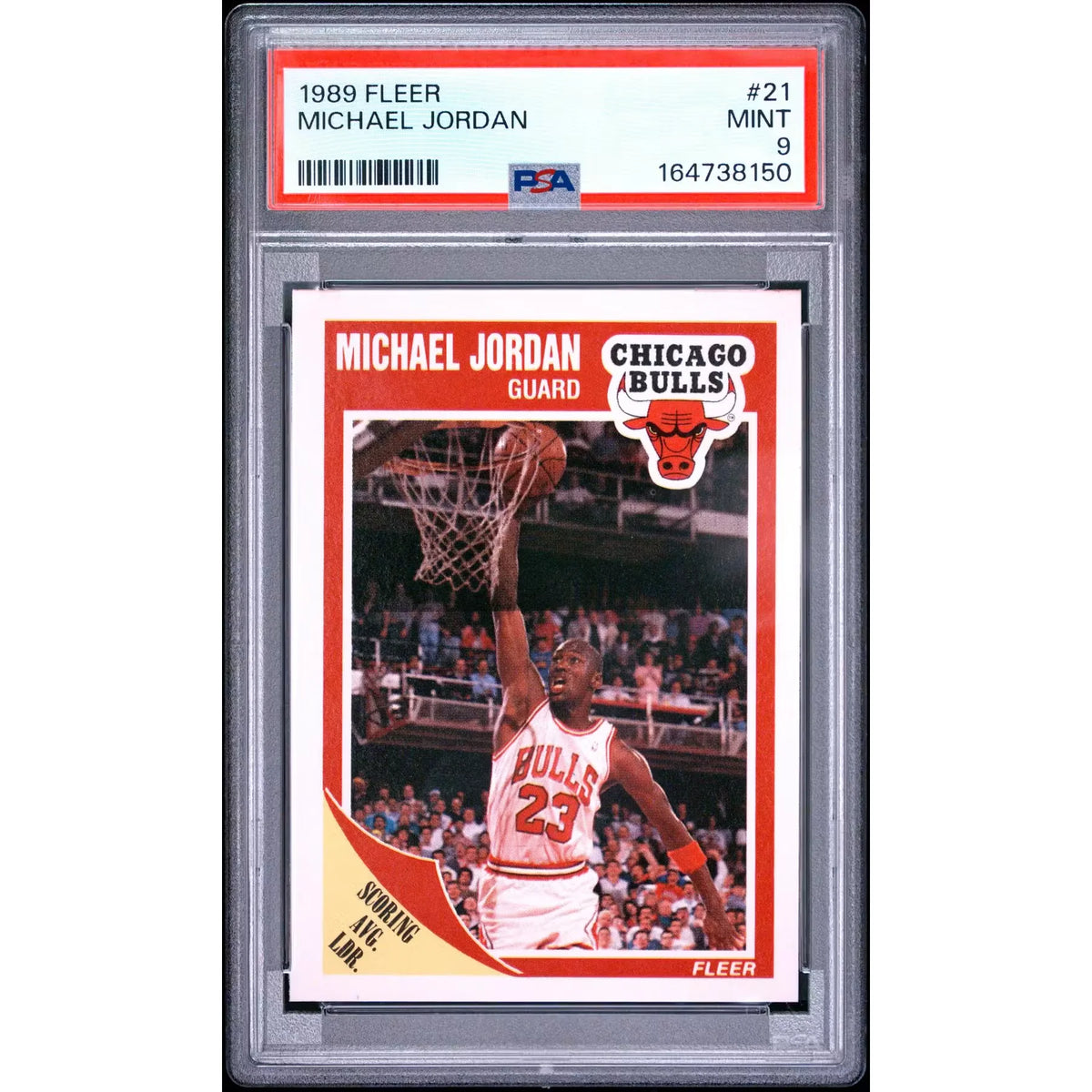 Michael Jordan 1989 Fleer #21 | PSA 9 | P5645925