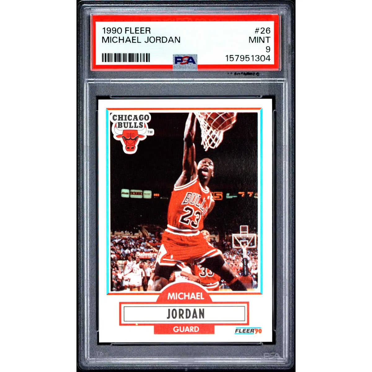 1990 Fleer Michael Jordan #26 PSA 9 - D2 | P5646145