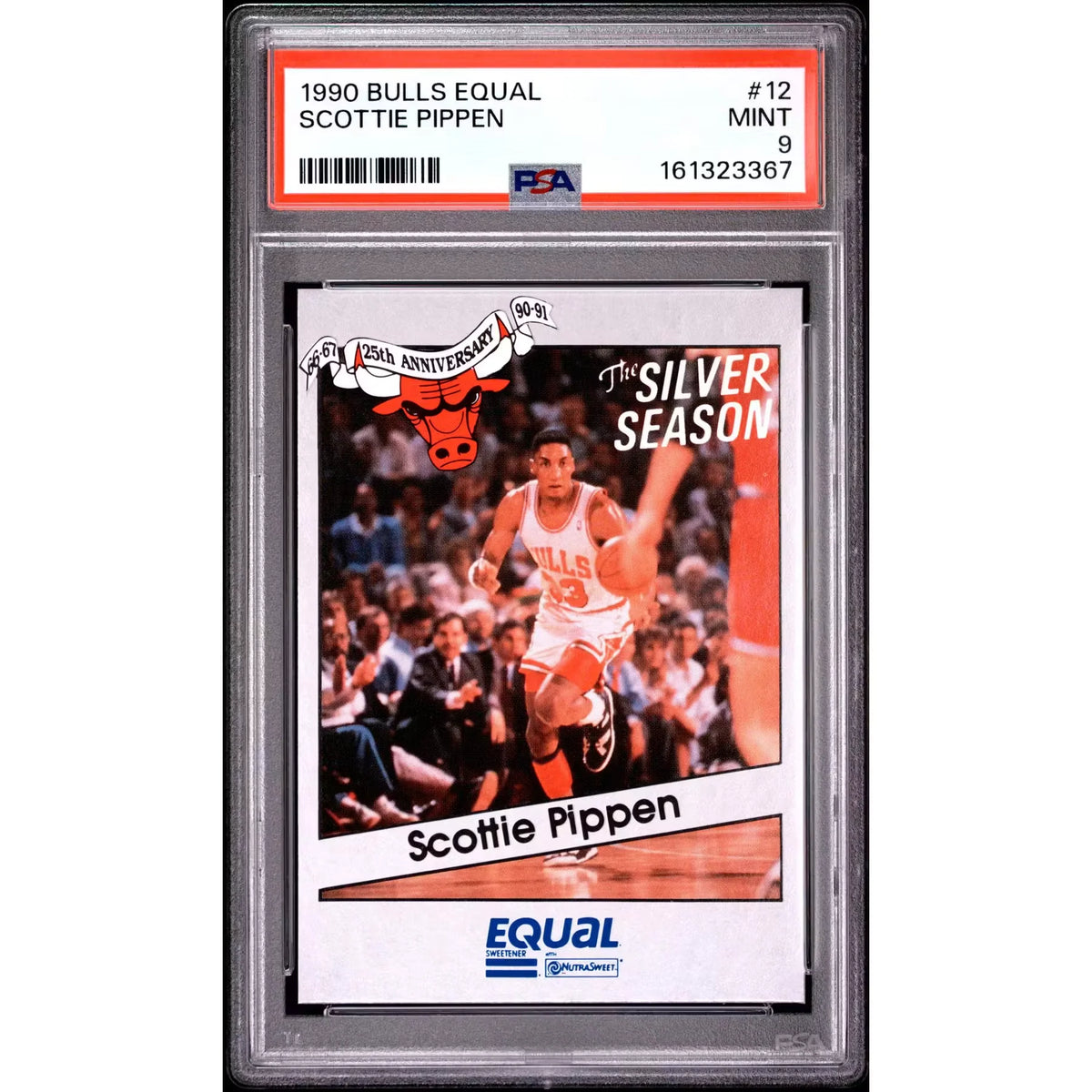 Scottie Pippen 1990 Star Equal Bulls #12 Card | PSA 9 | P5646146