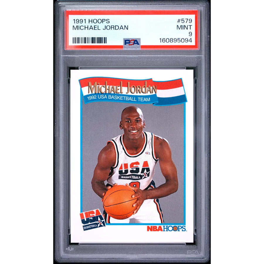 Michael Jordan 1991 Hoops #579 | PSA 9 | P5646186