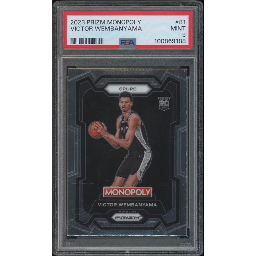 Victor Wembanyama 2023-24 Panini Prizm Monopoly Rookie #81 | PSA 9 MINT