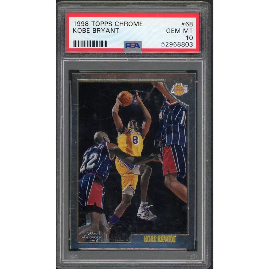 1998 Topps Chrome Kobe Bryant #68 | PSA Gem Mint 10 | P5691210