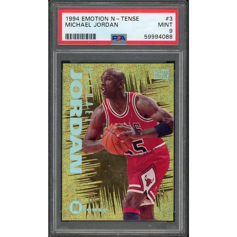 Michael Jordan 1994 Skybox Emotion N-Tense #3 Card | PSA 9 | P5691211