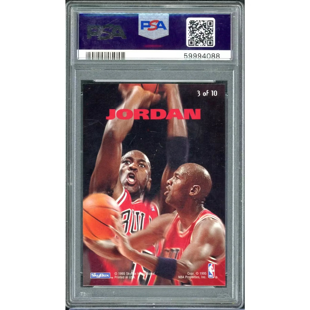 Michael Jordan 1994 Skybox Emotion N-Tense #3 Card | PSA 9 | P5691211