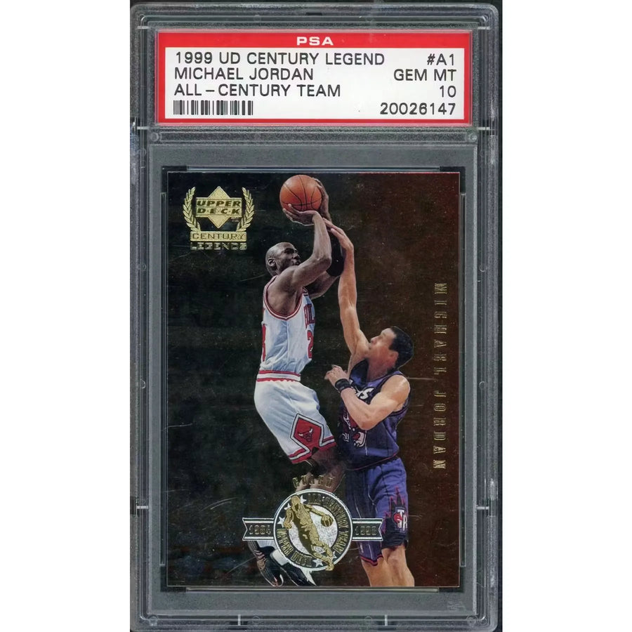 Michael Jordan All-Century Team Card | 1998 Upper Deck Century Legends #A1 | P5691237