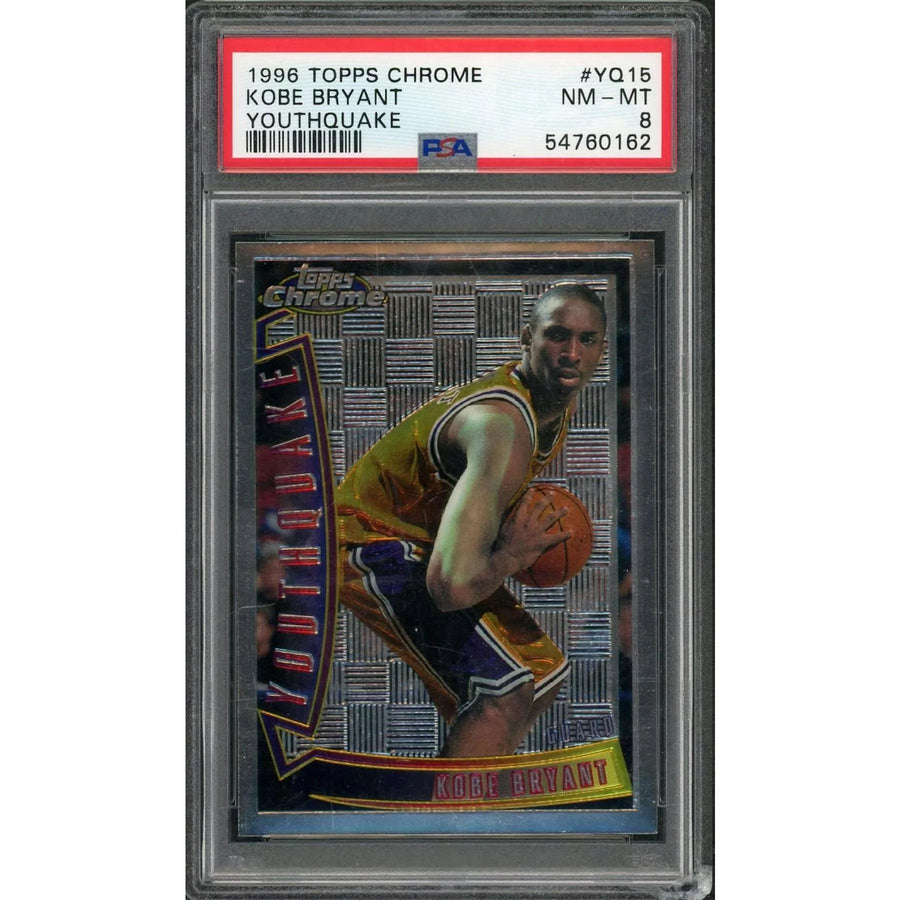 Kobe Bryant 1996 Topps Chrome Youthquake Rookie Card | PSA 8 | P5691260