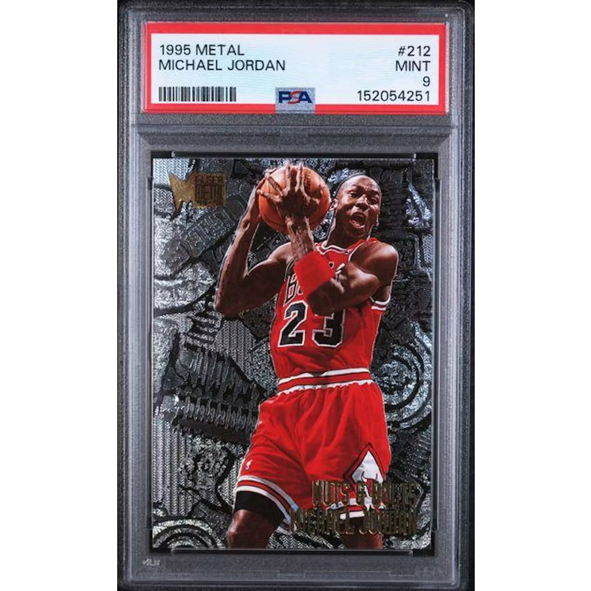 Michael Jordan 1995 Fleer Metal Card #212 | PSA 9 | P5691331