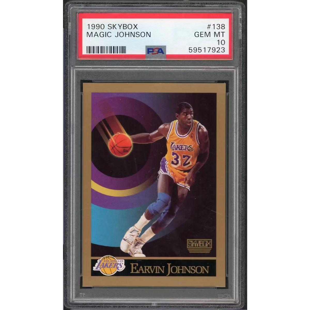 Magic Johnson 1990 Skybox #138 | PSA 10 Gem Mint | P5691358