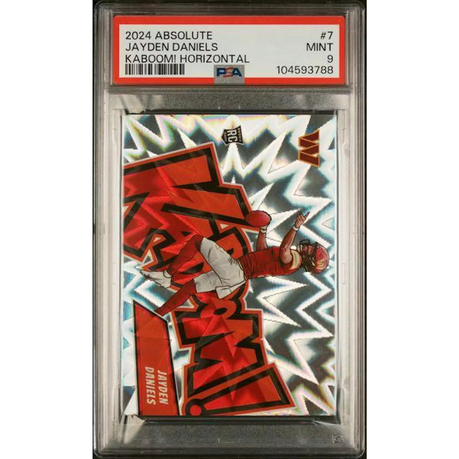 Jayden Daniels 2024 Panini Absolute Kaboom Rookie #7 | PSA 9 | P5691409