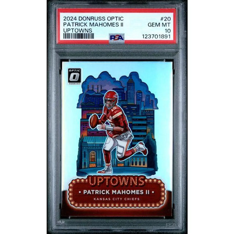 Patrick Mahomes II 2024 Panini Donruss Optic Uptowns #20 | PSA 10 | P5691411