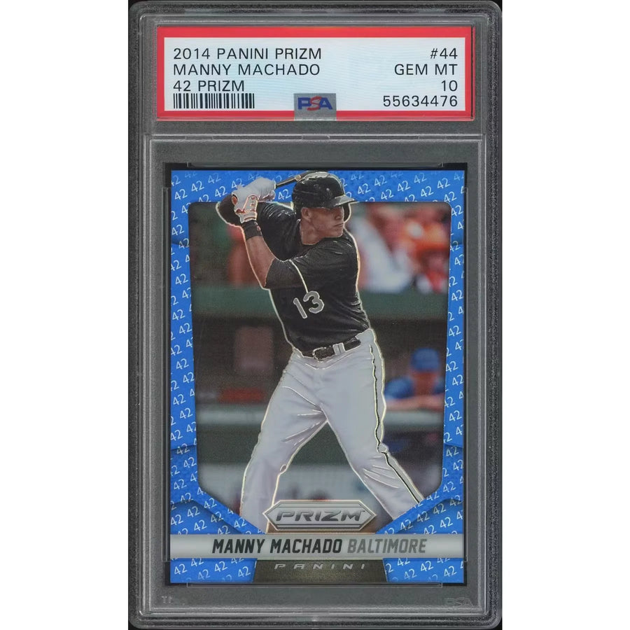 Manny Machado 2014 Panini Prizm Baseball Card #44 | PSA 10 Gem Mint | P5691464