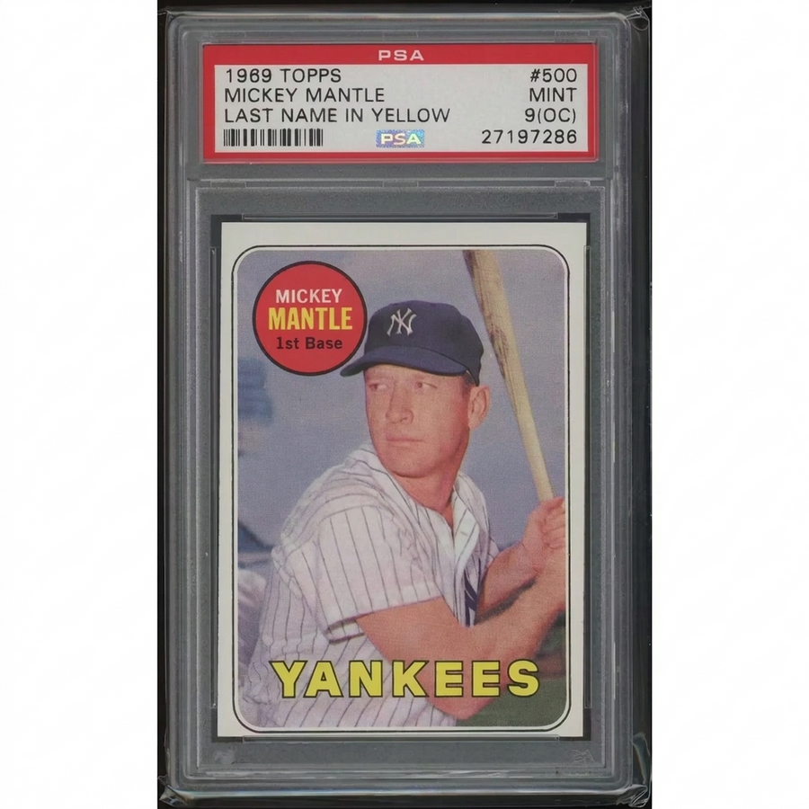 1969 Topps Baseball #500 Mickey Mantle | PSA 9 Mint | P5758398